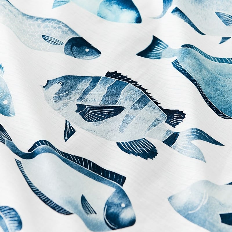 Adriatic Sea Azure Quilt Cover Set + Separates
