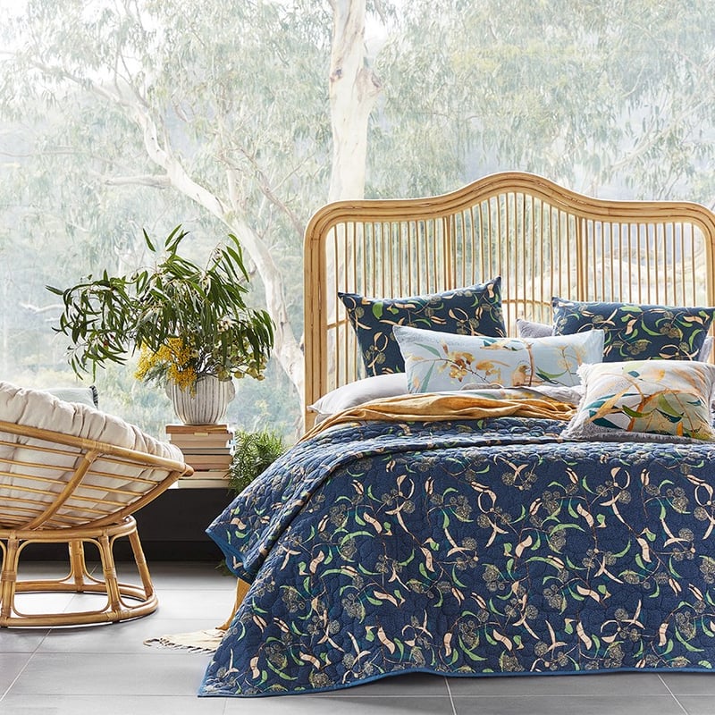 Dana Kinter Wattle Ash Quilted Coverlet Separates