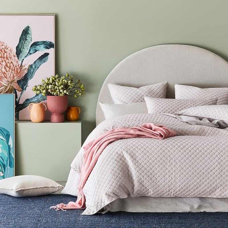 Waves Velvet Shell Quilted Quilt Cover Separates
