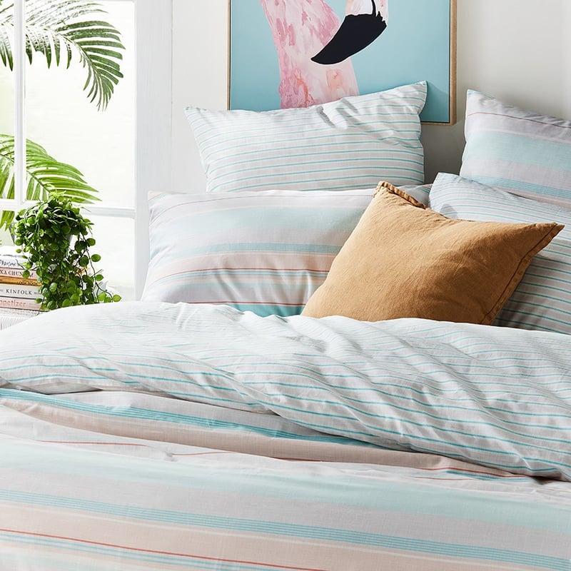 Bella Vista Stripe Multi Quilt Cover Set + Separates