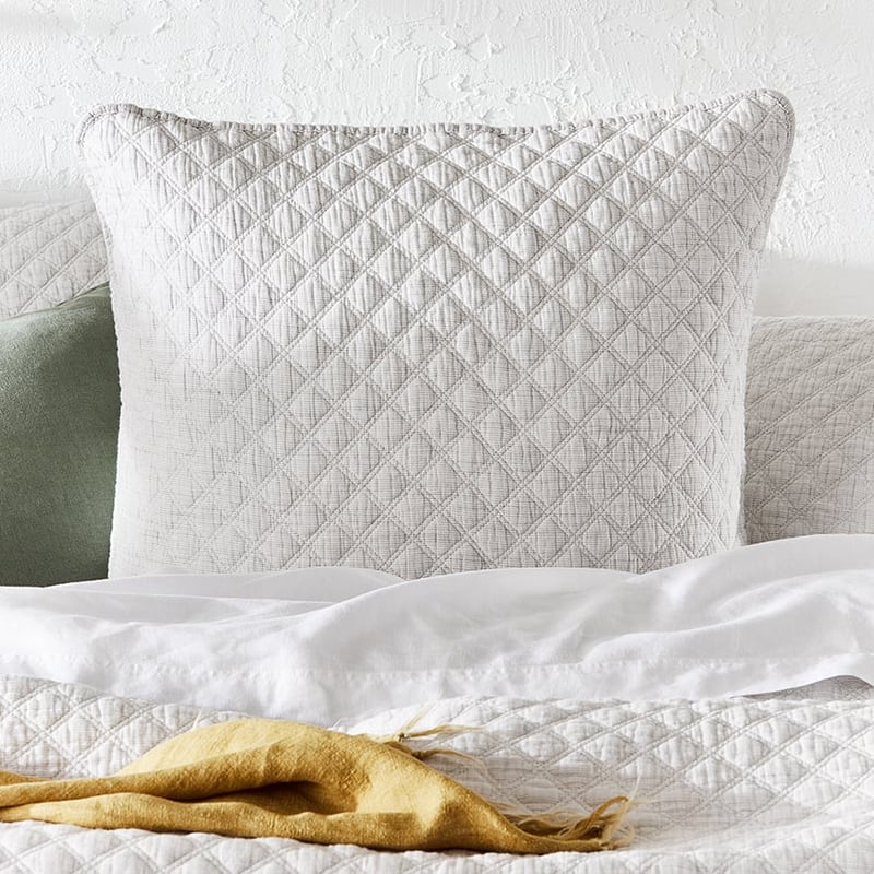 Atlas Neutral Quilted Coverlet Separates