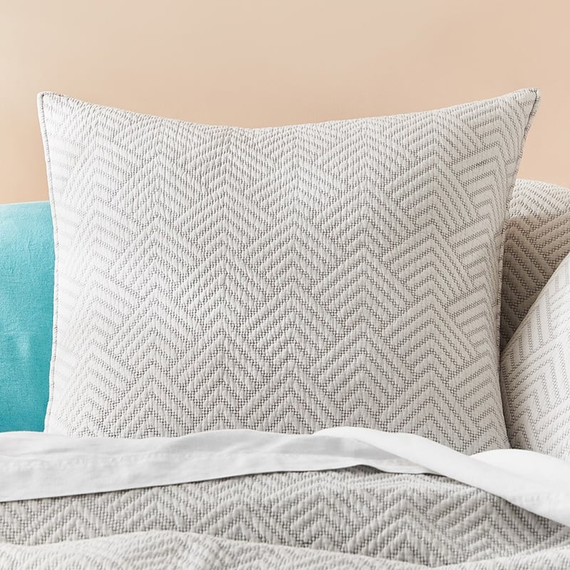Colvin Silver Blue Quilted Quilt Cover Separates