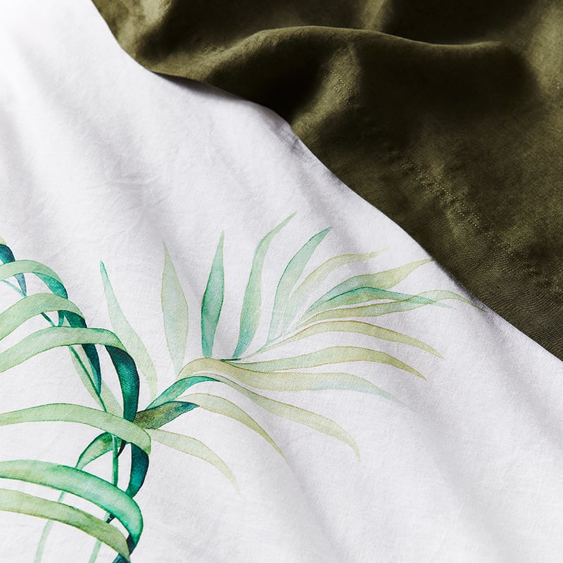 Maui Fern Green Quilt Cover Set + Separates