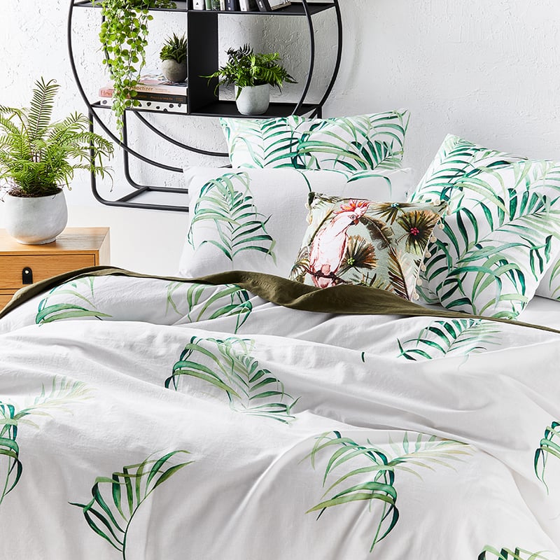 Maui Fern Green Quilt Cover Set + Separates
