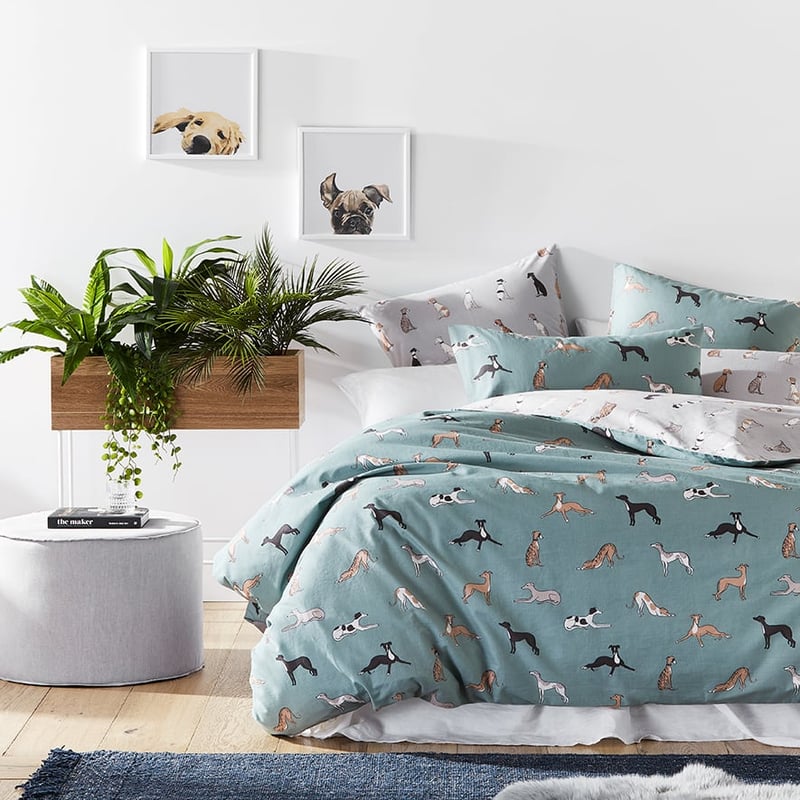 Alfie Blue Quilt Cover Set + Separates