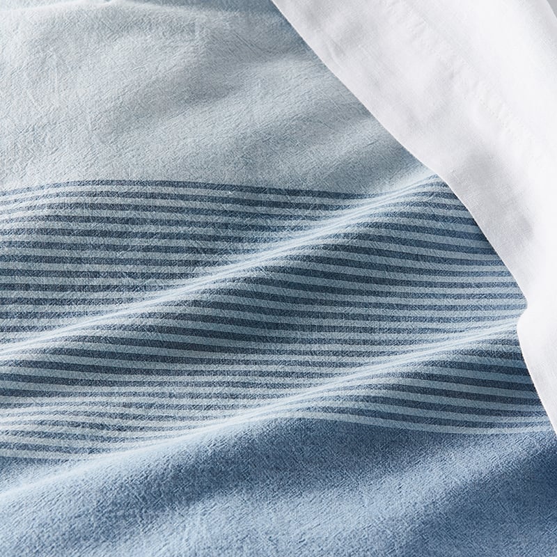 Marina Stripe Ocean Quilt Cover Set + Separates