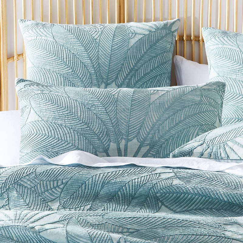 Eden Matelasse Sage Quilt Cover Separates