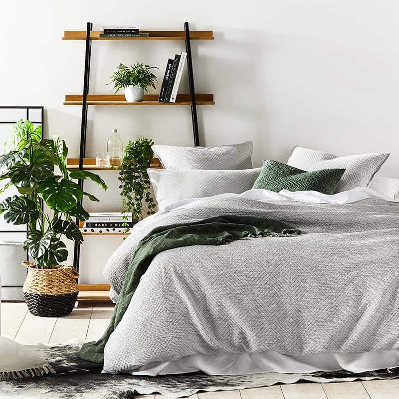 Tommy Silver Blue Quilt Cover Set + Separates