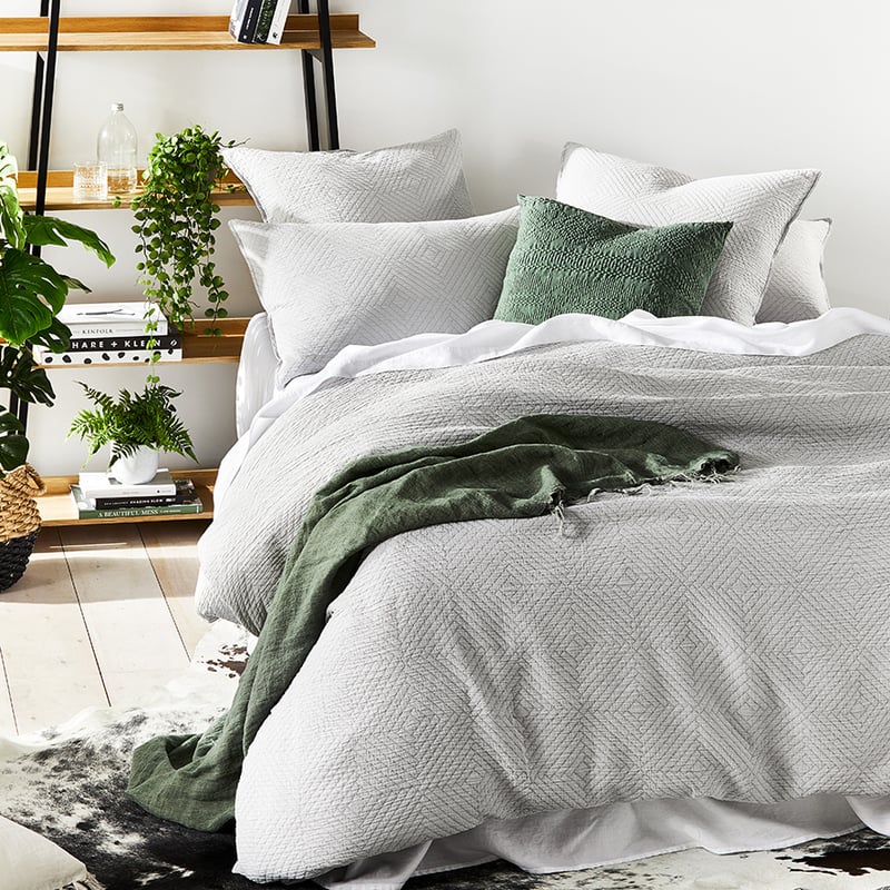 Tommy Silver Blue Quilt Cover Set + Separates