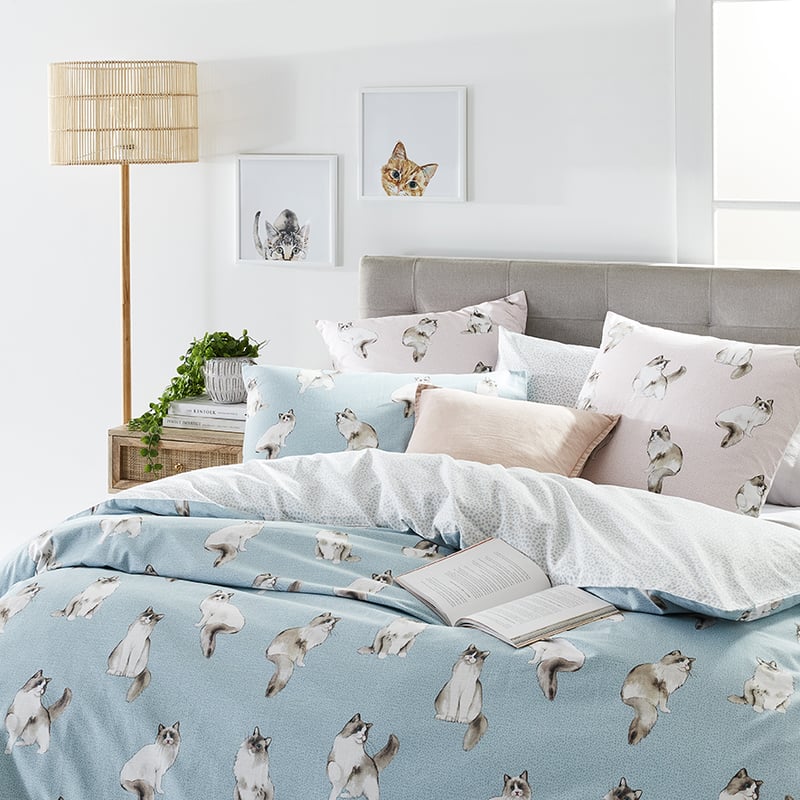 Ragdoll White Quilt Cover Set + Separates