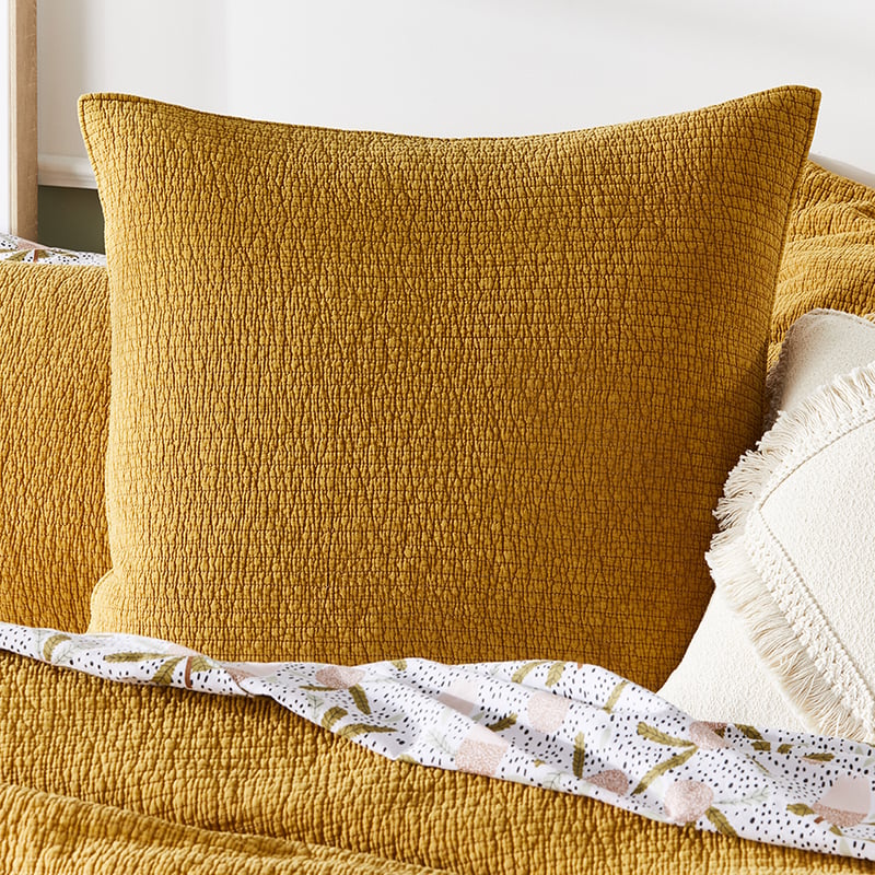 Carter Mustard Quilted Quilt Cover Separates