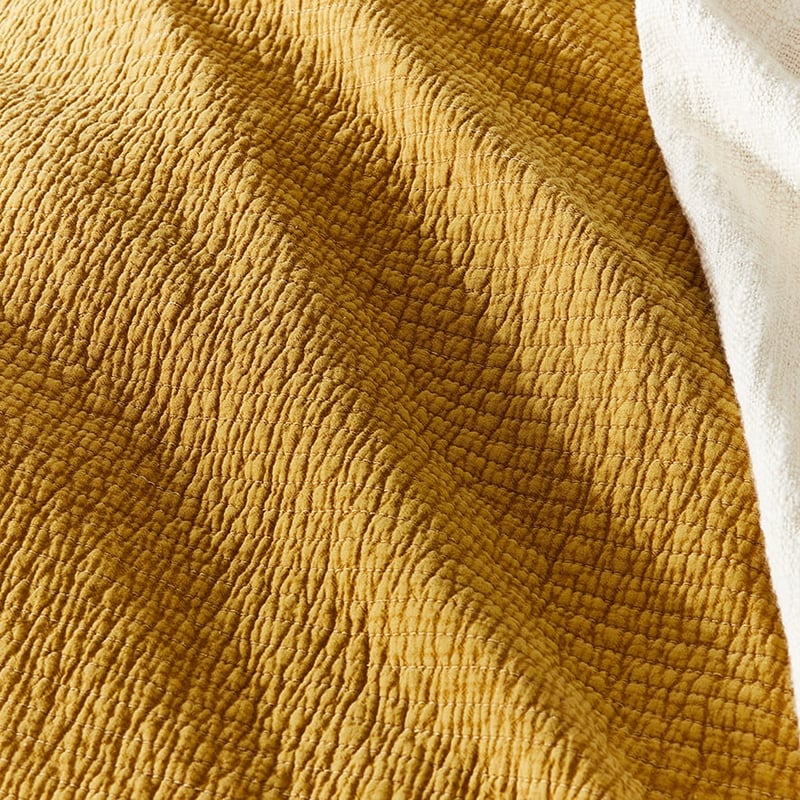 Carter Mustard Quilted Quilt Cover Separates