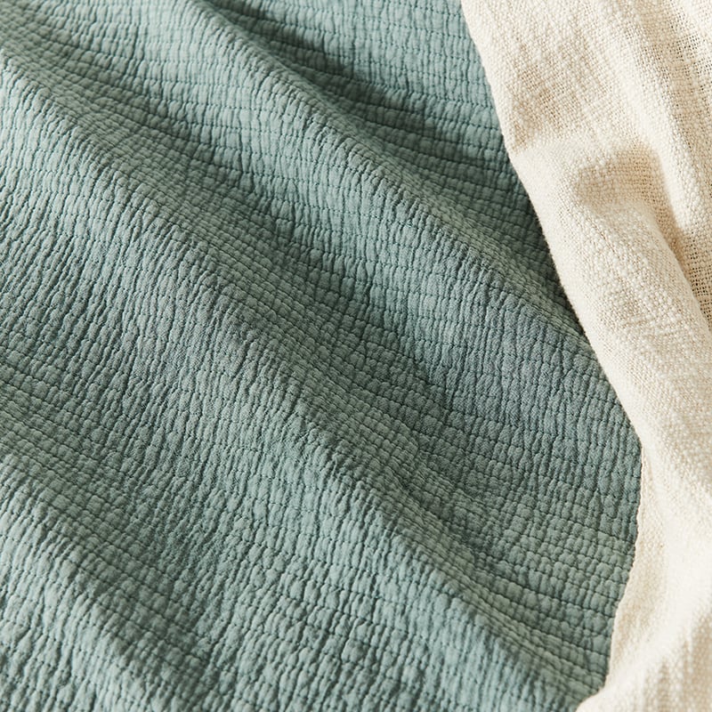 Carter Pale Sage Quilted Quilt Cover Separates