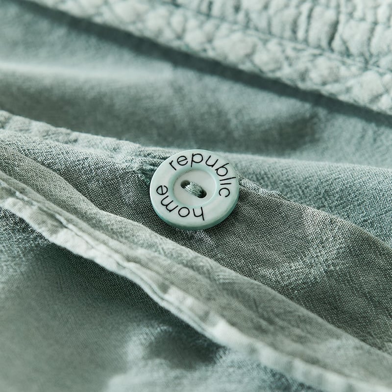 Carter Pale Sage Quilted Quilt Cover Separates