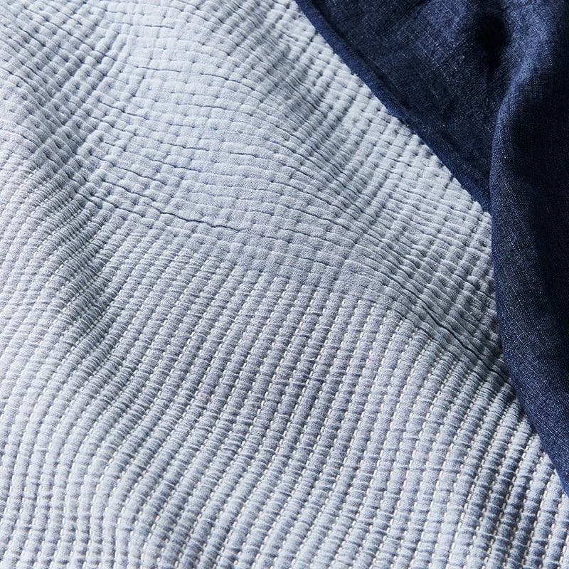 Cameo Blue Quilted Quilt Cover Separates