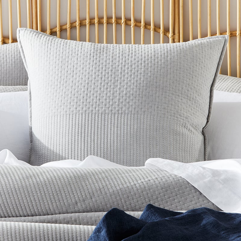 Cameo Grey Quilted Quilt Cover Separates