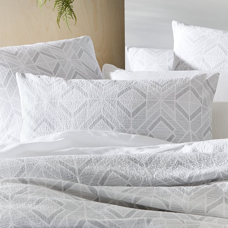 Luna Grey Quilt Cover Set + Separates
