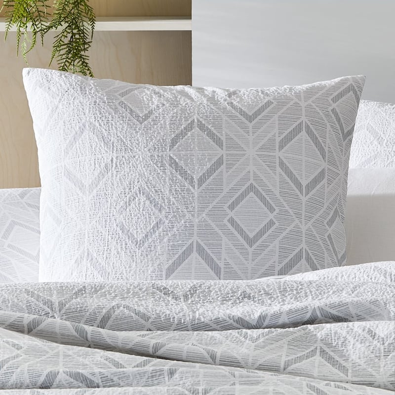 Luna Grey Quilt Cover Set + Separates