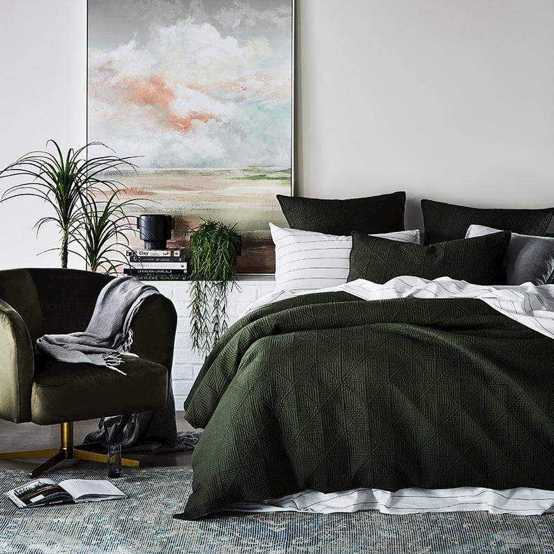 Prism Khaki Quilted Quilt Cover Separates