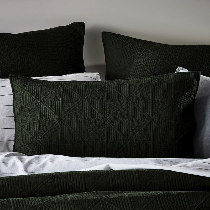 Prism Khaki Quilted Quilt Cover Separates