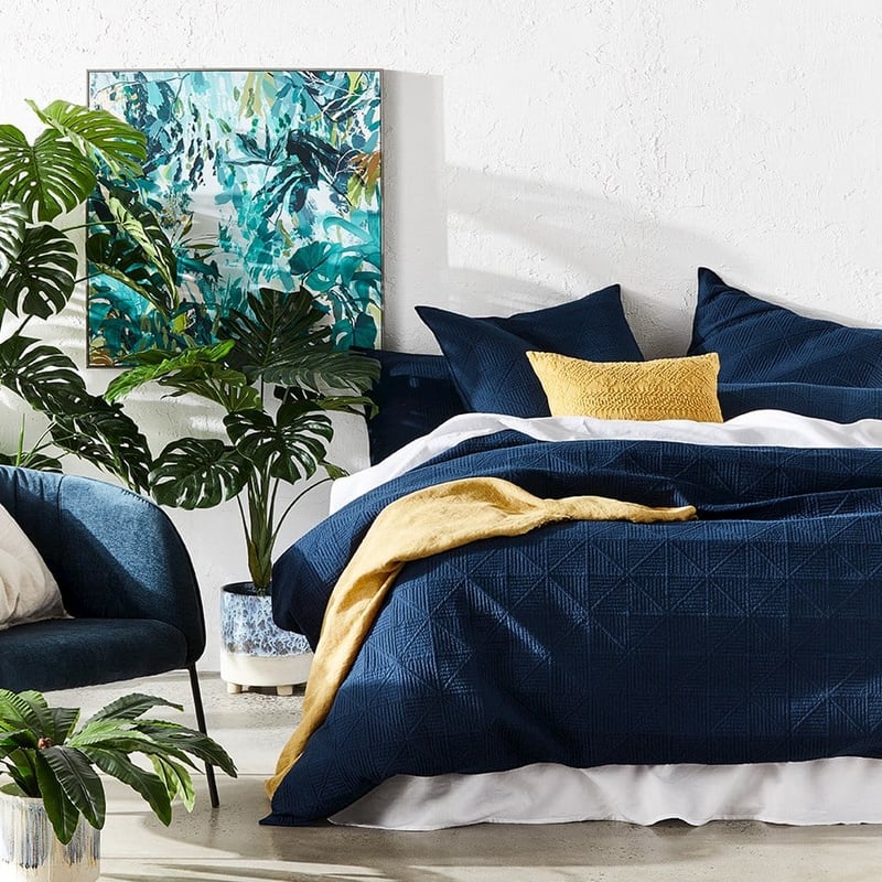 Prism Midnight Quilted Quilt Cover Separates