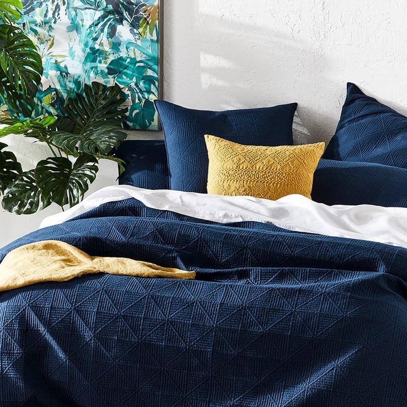 Prism Midnight Quilted Quilt Cover Separates