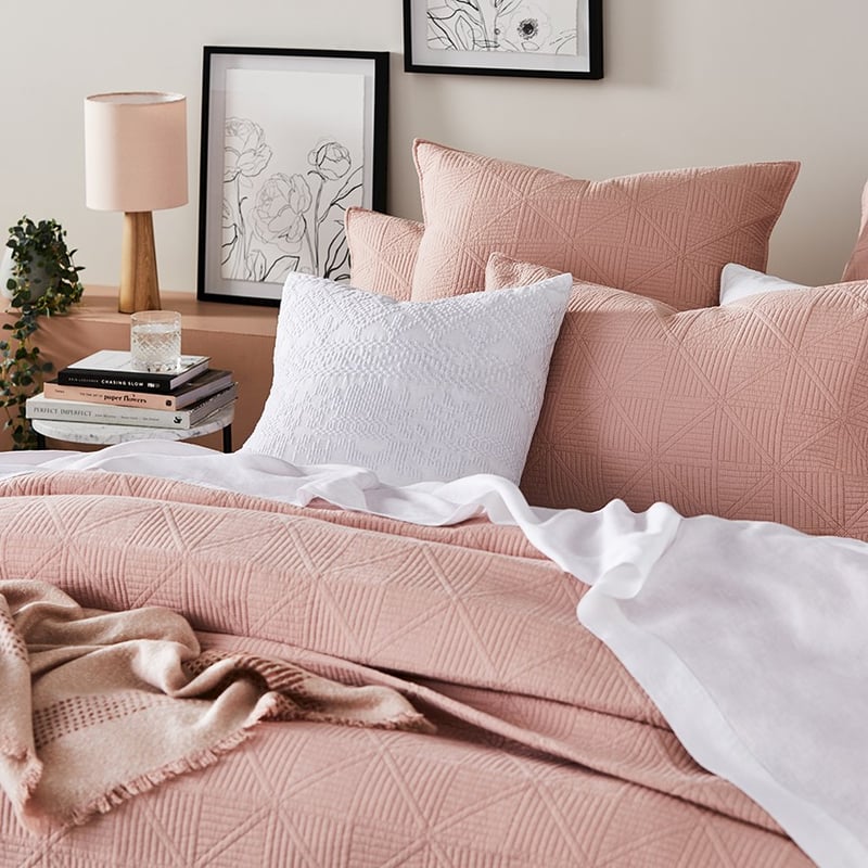 Prism Nude Quilted Quilt Cover Separates