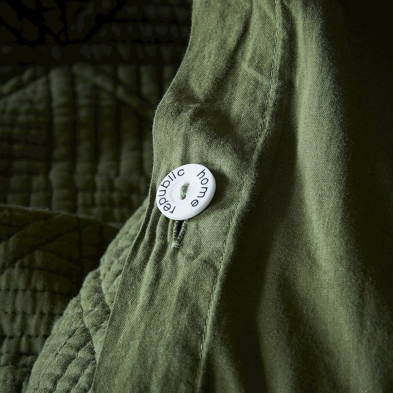 Prism Olive Quilted Quilt Cover Separates