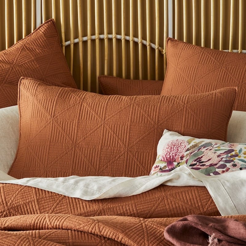Prism Clay Quilted Coverlet Separates