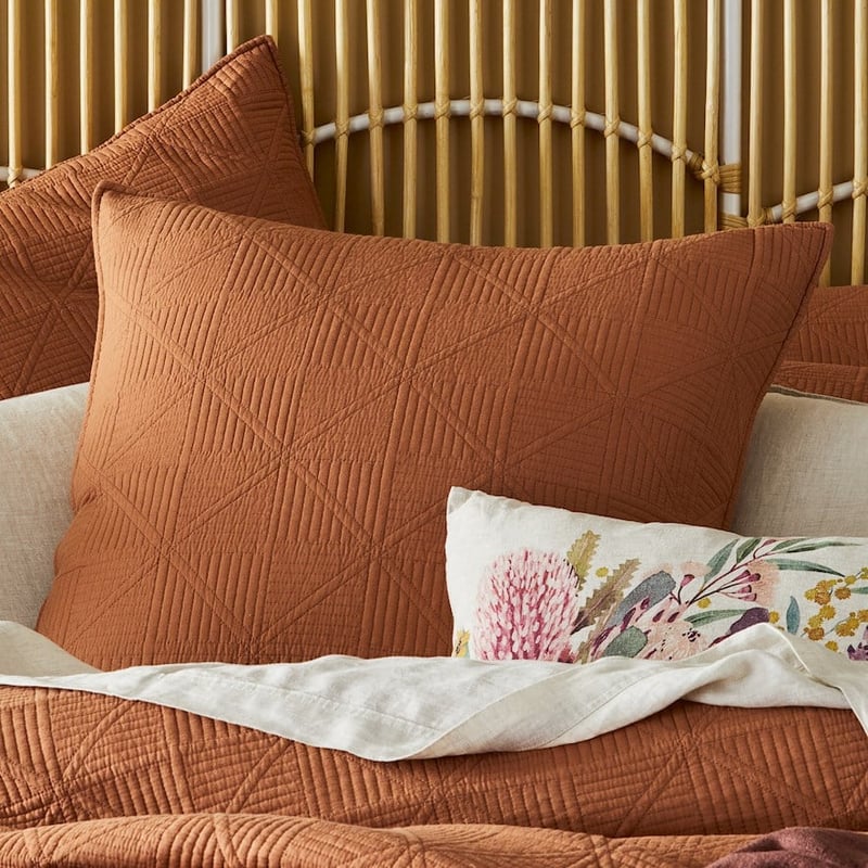 Prism Clay Quilted Coverlet Separates