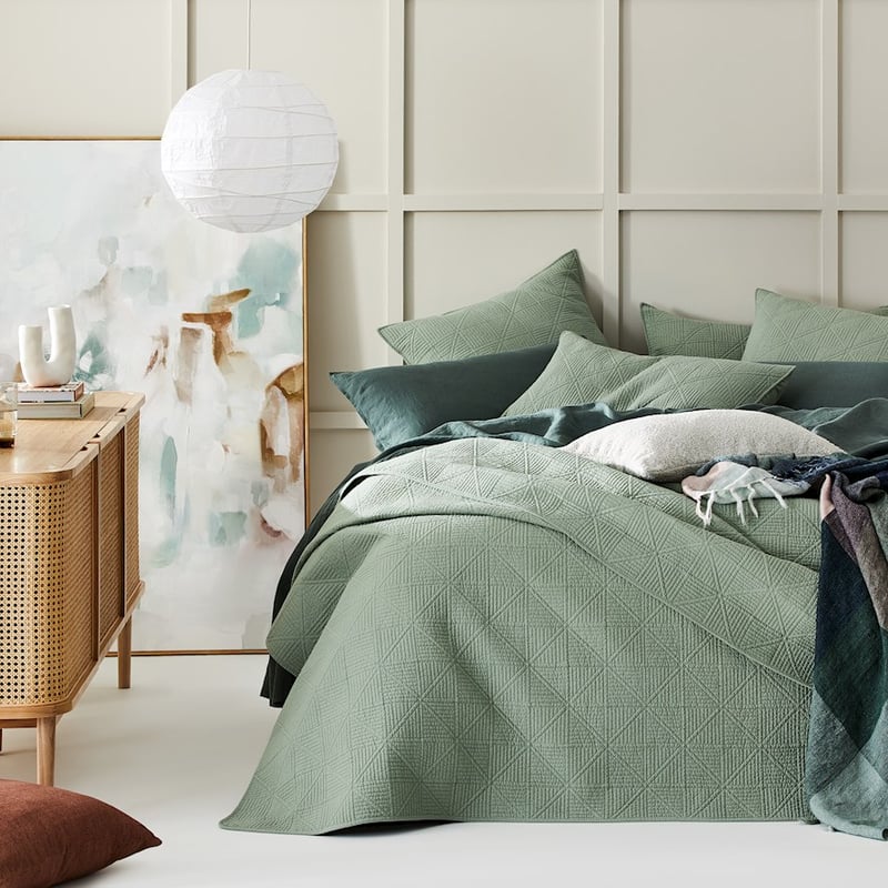 Prism Lily Pad Quilted Coverlet Separates