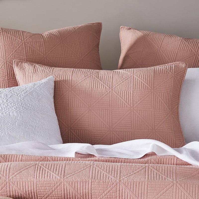 Prism Nude Quilted Coverlet Separates