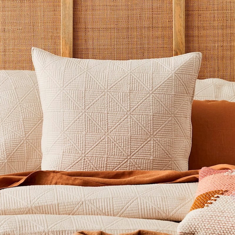 Prism Sand Quilted Coverlet Separates