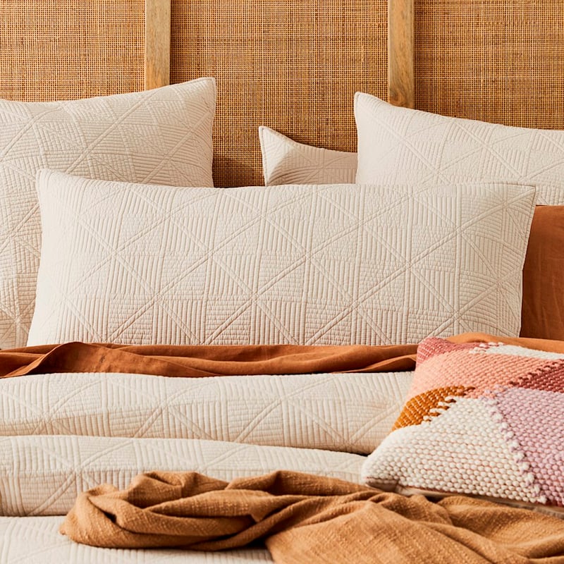Prism Sand Quilted Coverlet Separates