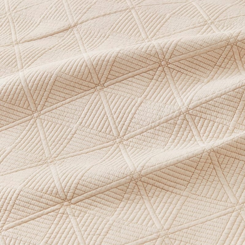Prism Sand Quilted Coverlet Separates