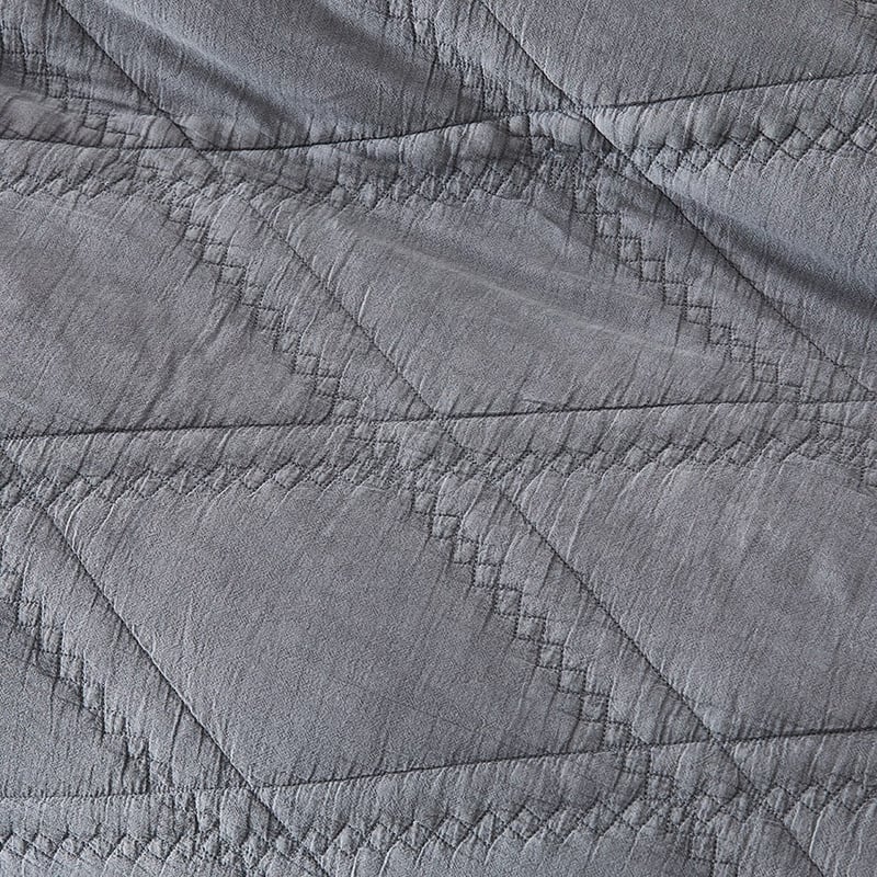 Xavier Grey Quilted Quilt Cover Separates