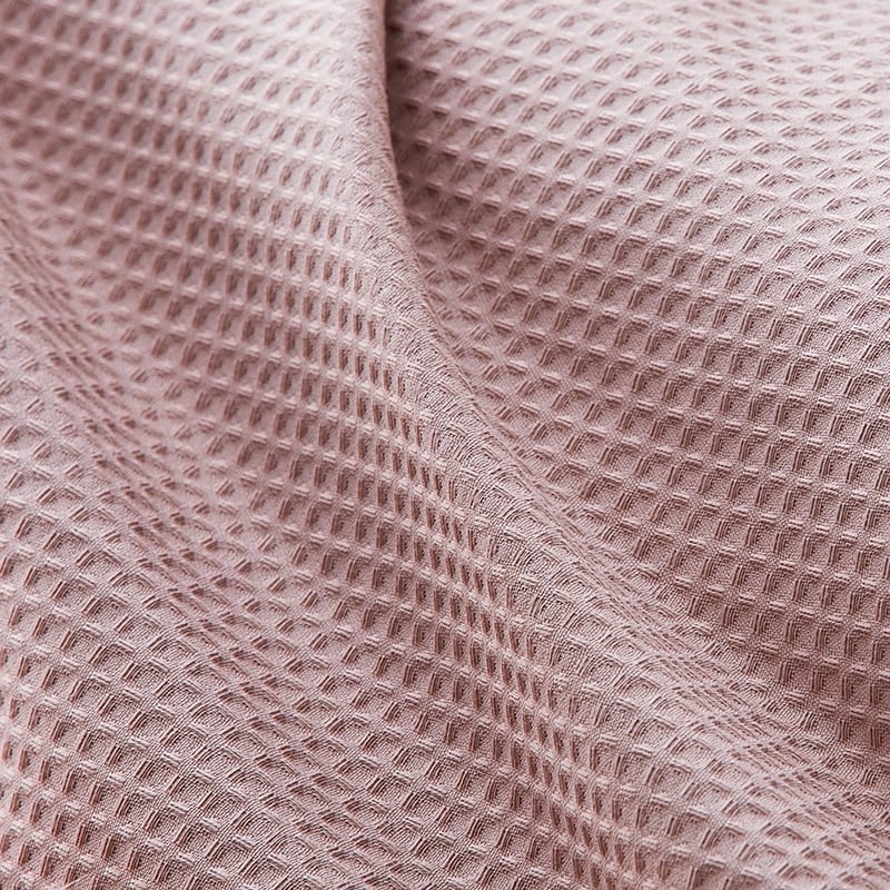 Berlin Waffle Dusty Rose Quilt Cover Set + Separates