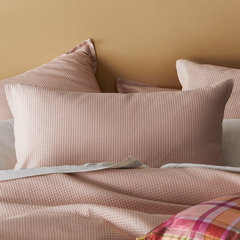 Berlin Waffle French Rose Quilt Cover Set + Separates