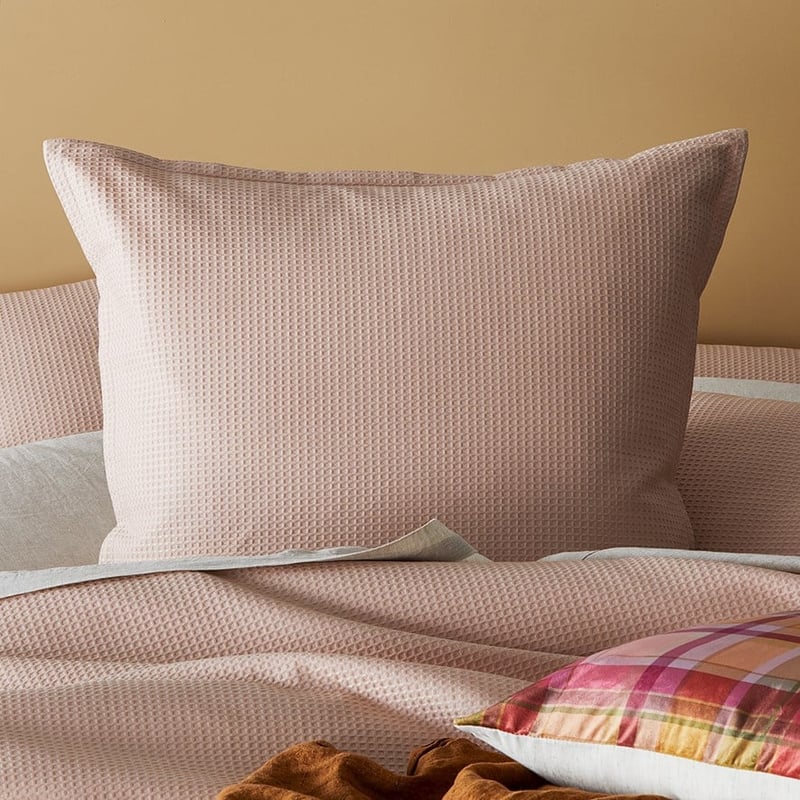 Berlin Waffle French Rose Quilt Cover Set + Separates