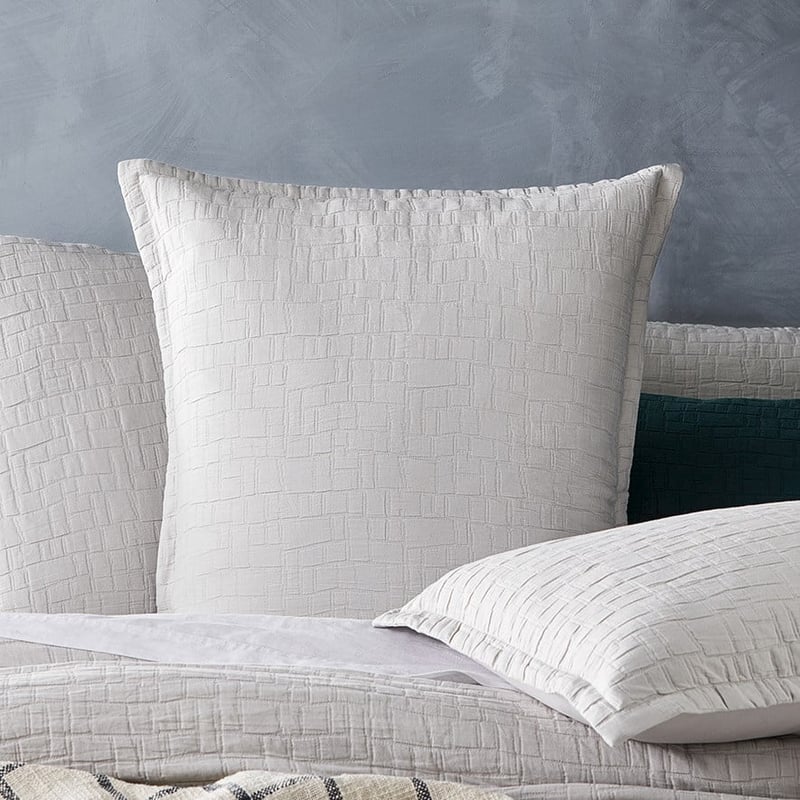 Mila Matelasse Silver Quilt Cover Separates