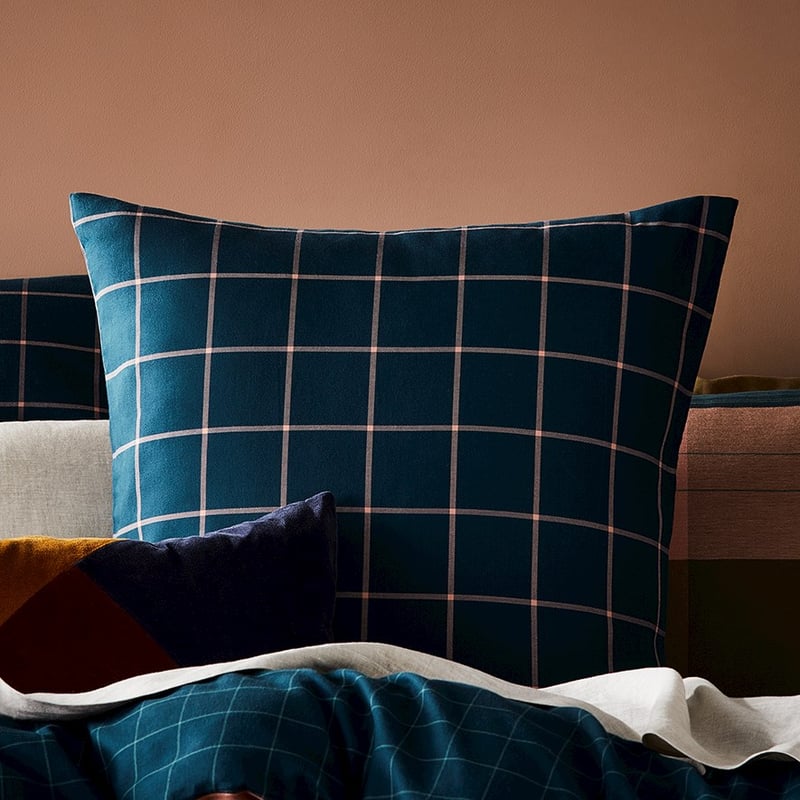 Oban Check Kaleidoscope Quilt Cover Set Separates