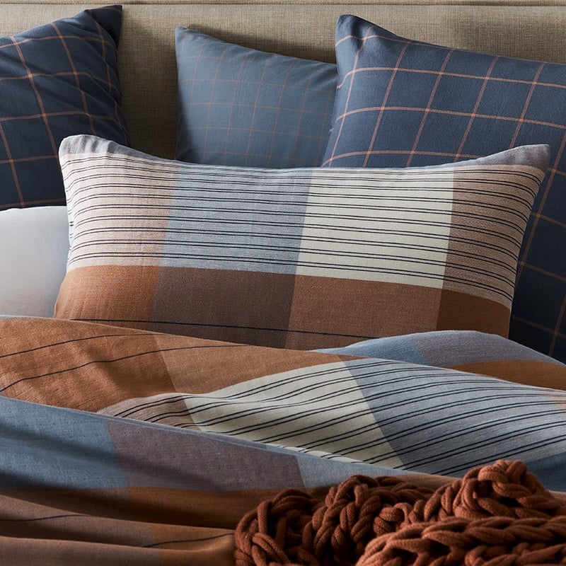 Oban Check Multi Quilt Cover Set + Separates