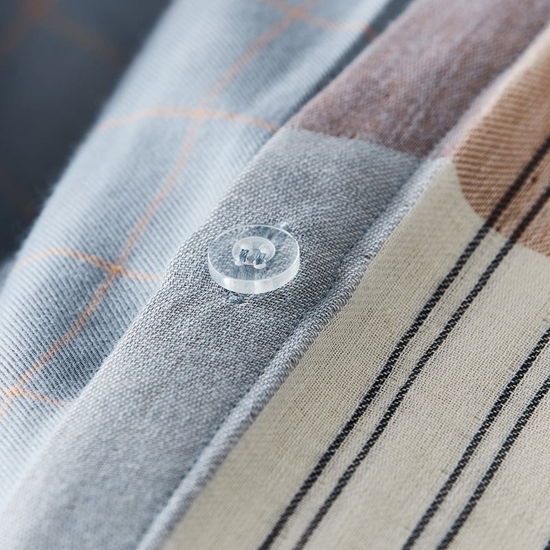 Oban Check Multi Quilt Cover Set + Separates