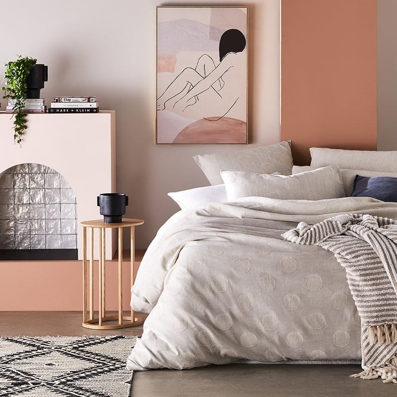 Sadie Spot Linen Quilt Cover Set + Separates