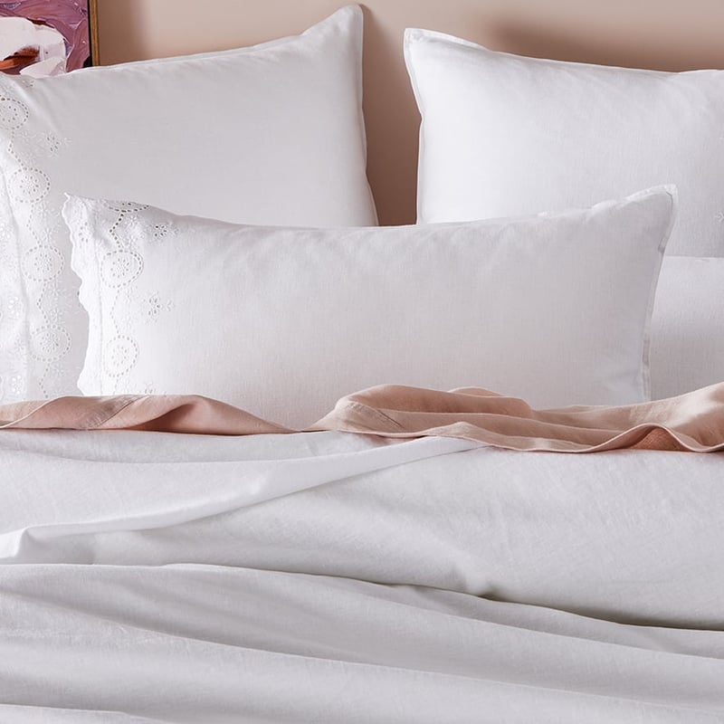 Broderie White Quilt Cover Set + Separates
