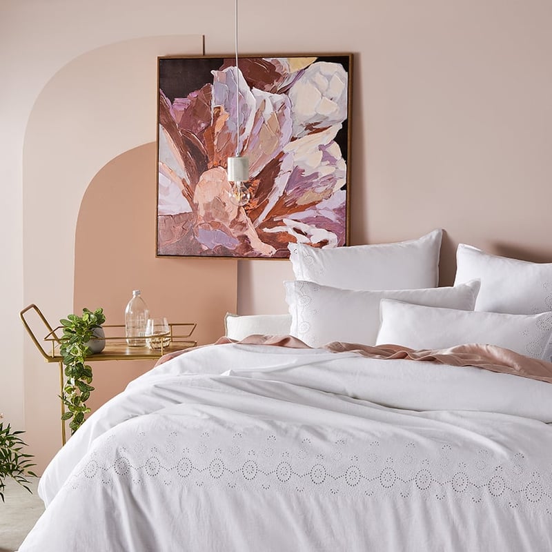 Broderie White Quilt Cover Set + Separates
