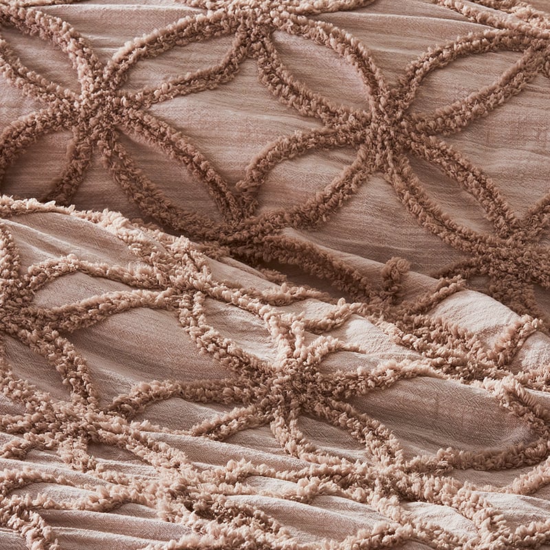 Barossa Chenille Blush Quilt Cover Separates