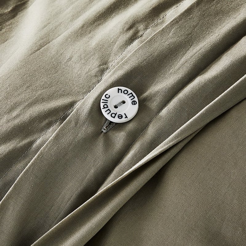 Barossa Chenille Olive Quilt Cover Separates