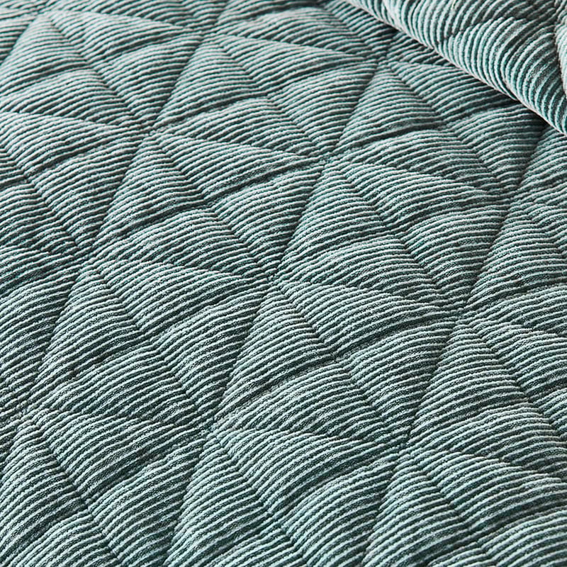 Vintage Washed Corduroy Sage Quilted Quilt Cover Separates