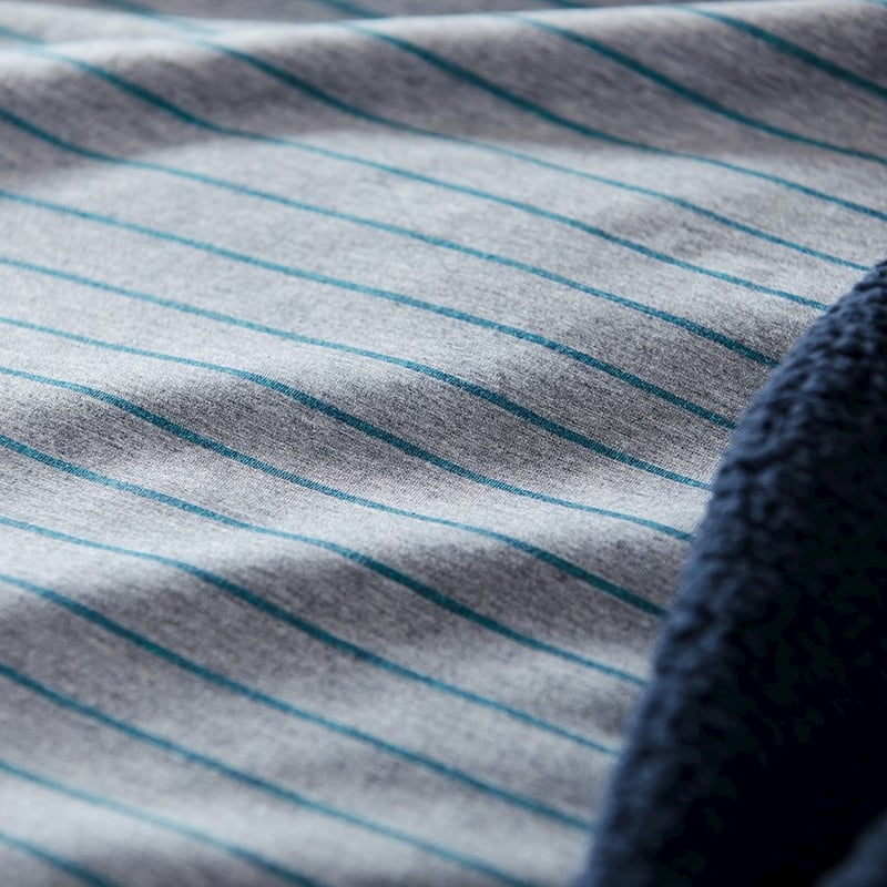Bamboo Cotton Jersey Teal Stripe Quilt Cover Separates